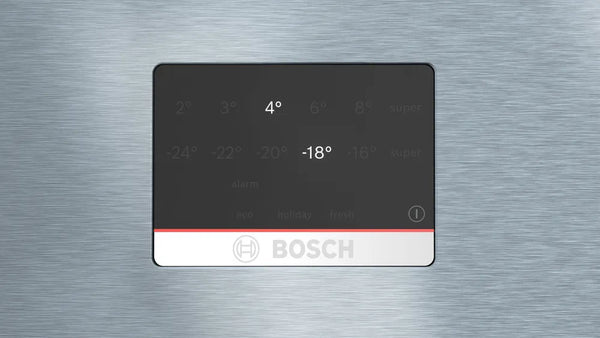BOSCH 521L FRIDGE-FREEZER – BRUSHED STEEL ANTI-FINGERPRINT NO FROST SERIES 6 - KGN76CI30U