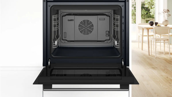 BOSCH 60CM BLACK BUILT-IN MULTIFUCTION OVEN SERIES 6 - HBJ559EB6Z