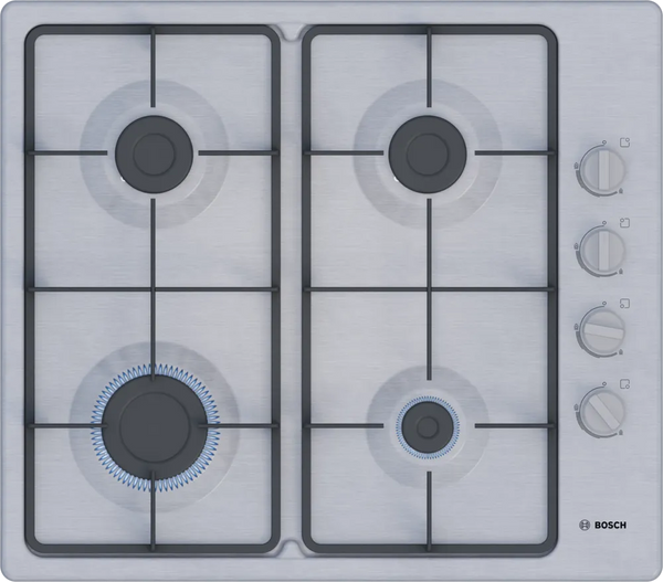 BOSCH 60CM GAS HOB STAINLESS STEEL SERIES 2 - PBP6C5K60M