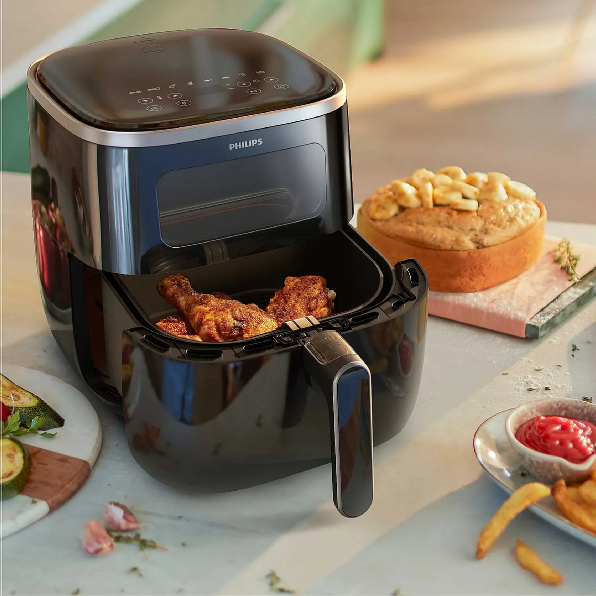 Series 3000 Airfryer XL with See-through Window HD9257/80