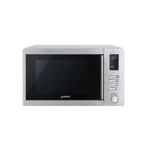 SMEG 26L MICROWAVE WITH GRILL SILVER  - MOE25X