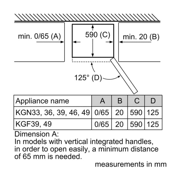 BOSCH SERIES 2 FREESTANDING FRIDGE-FREEZER - KGN36NL30Z