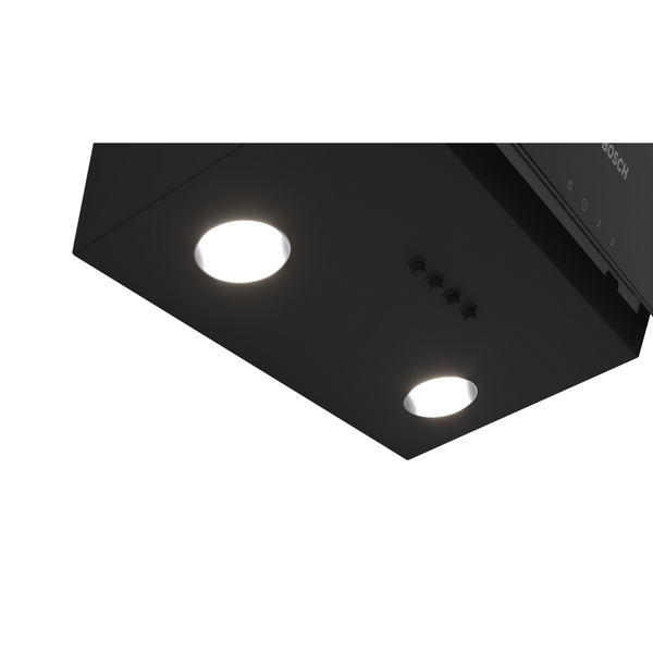 BOSCH 60CM WALL MOUNTED COOKER HOOD GLASS BLACK PRINTED SERIES 2 - DWK63PJ60Z