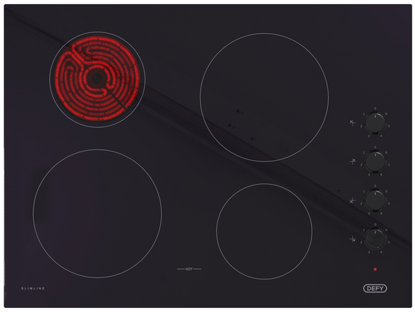 DEFY 68CM VITROCERAMIC SLIMLINE HOB - DHD411
