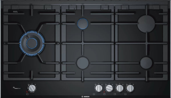 BOSCH 90CM GAS ON GLASS SERIES 8 HOB - PRS9A6D70