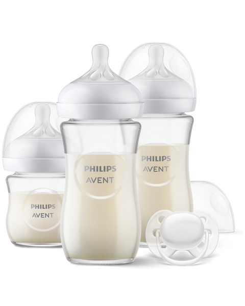 PHILIPS AVENT NATURAL RESPONSE NEWBORN GLASS GIFT SET - SCD878/11