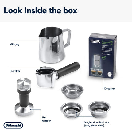DELONGHI - DEDICA ARTE PUMP ESPRESSO COFFEE MACHINE - EC885.GY