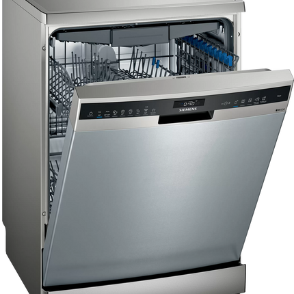 SIEMENS 13 PLACE IQ500 SILVER DISHWASHER - SN25EI02CZ