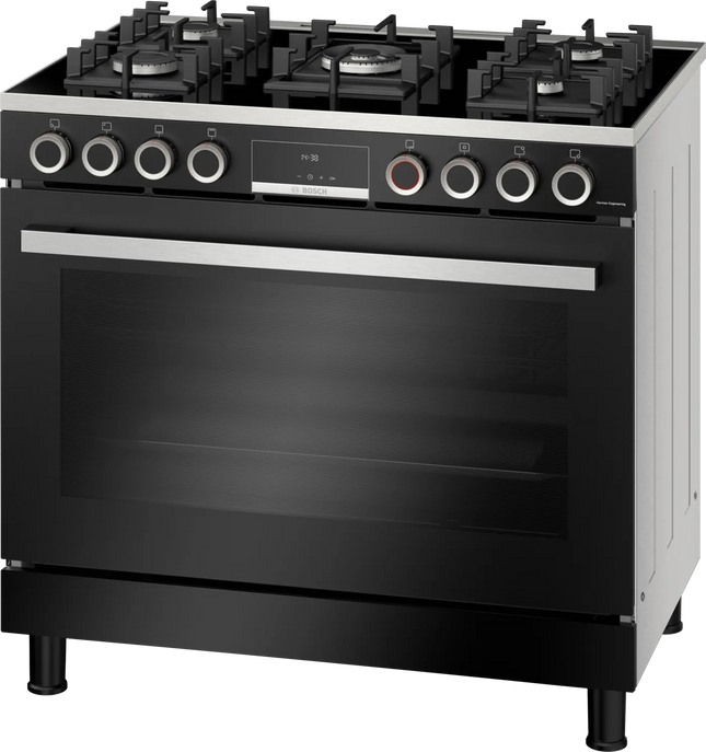 BOSCH 90CM SERIES 8 GAS RANGE COOKER - HJY5G7V60Z