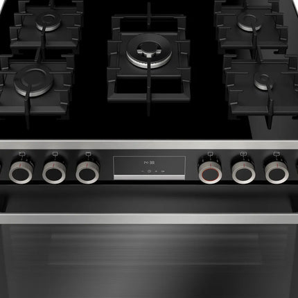 BOSCH 90CM SERIES 8 GAS RANGE COOKER - HJY5G7V60Z