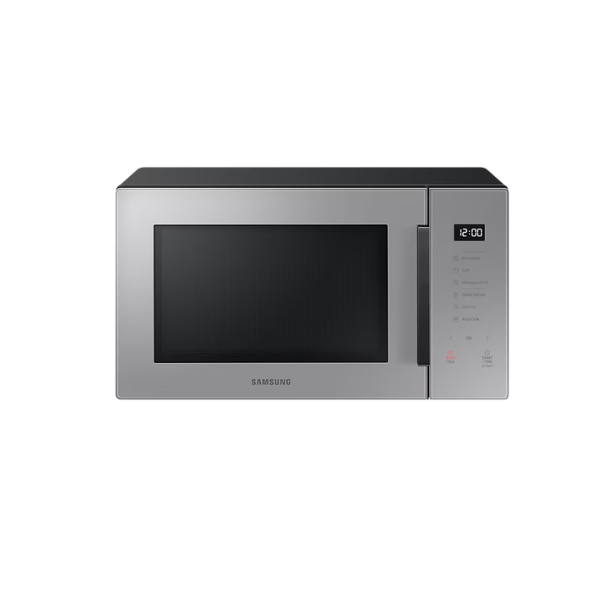 Samsung -Bespoke 30L Grill Microwave with Grill Fry(Crusty Plate) Stainless Steel - MG30T5018C