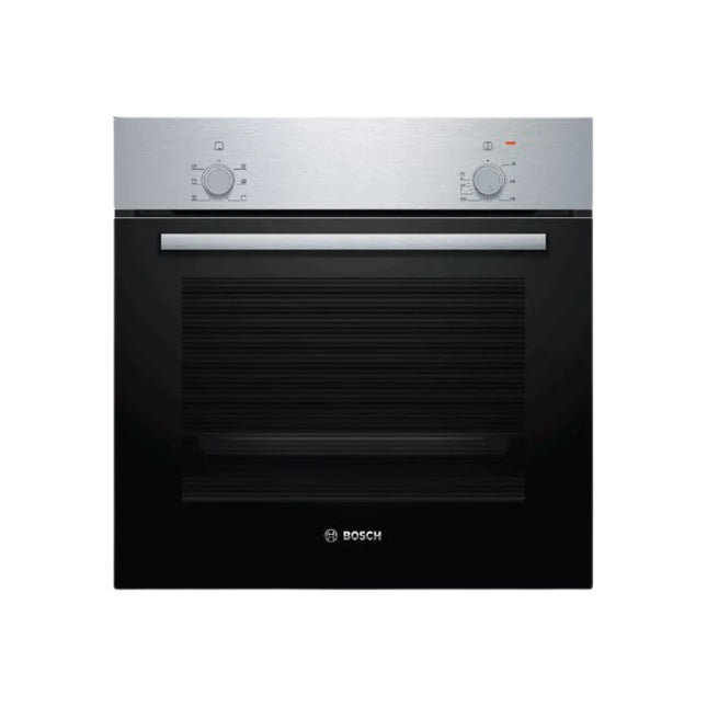 BOSCH 60CM  GAS HOB STAINLESS STEEL – PBP6C5K60M + BOSCH 53CM CANOPY HOOD EXTRACTOR SERIES 2 - DLN53AA50  + BOSCH 60CM BUILT-IN EYE LEVEL OVEN SERIES 2- HBF010BR1Z