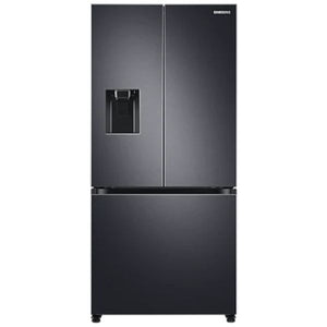SAMSUNG 470L FRENCH DOOR FRIDGE FREEZER 470L WITH TWIN COOLING GENTLE BLACK - RF49A5202B1