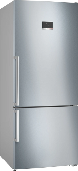 Bosch Series 6  Fridge-Freezer  – Brushed Steel Anti-Fingerprint, Total No Frost - KGN76CI30U