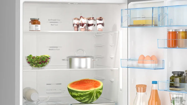 Bosch Series 6  Fridge-Freezer  – Brushed Steel Anti-Fingerprint, Total No Frost - KGN76CI30U