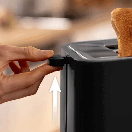 BOSCH 2 SLICE BLACK COMPACT MY MOMENT TOASTER - TAT4M223