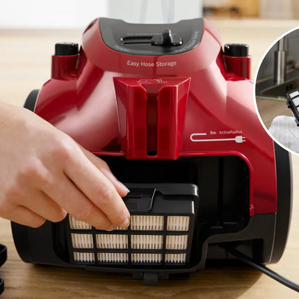 BOSCH  BAGLESS VACUUM CLEANER SERIES 2 CHILLI RED - BGC05AAA2