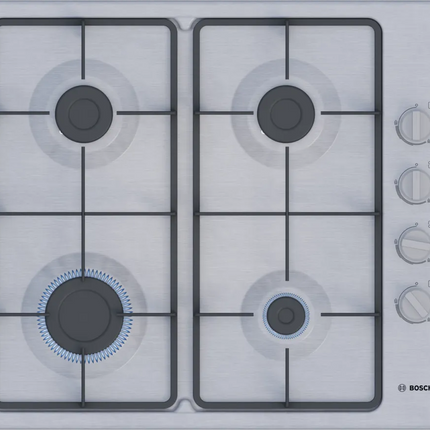 BOSCH 60CM GAS HOB STAINLESS STEEL SERIES 2 - PBP6C5K60M