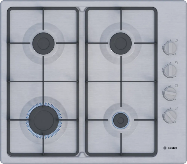 BOSCH 60CM GAS HOB STAINLESS STEEL SERIES 2 - PBP6C5K60M