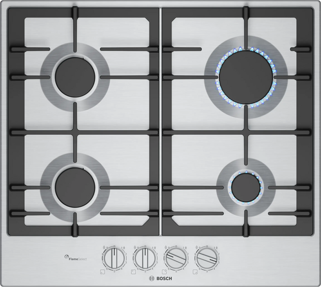 Bosch Series 6 Gas Hob Stainless Steel