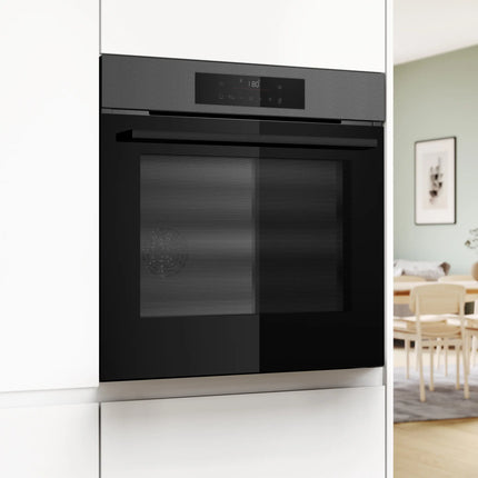Bosch Series 6 Built-in Oven 60 × 60 cm Black Stainless Steel (HJG852EG0Z)