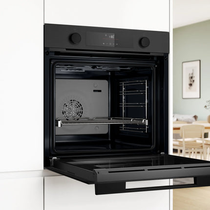 Bosch Series 4 Built-in Steam Oven 60x60cm Black (HUA736EG0Z)