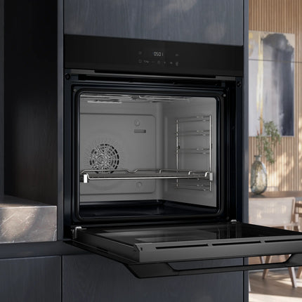 Siemens iQ500 76L Built-In Oven with Air Fry Black – HJ852GEB0Z