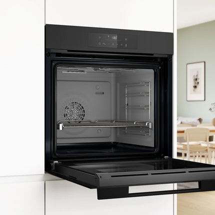 Bosch Series 6 Built-in Oven 60 × 60 cm Black Stainless Steel (HJG852EG0Z)