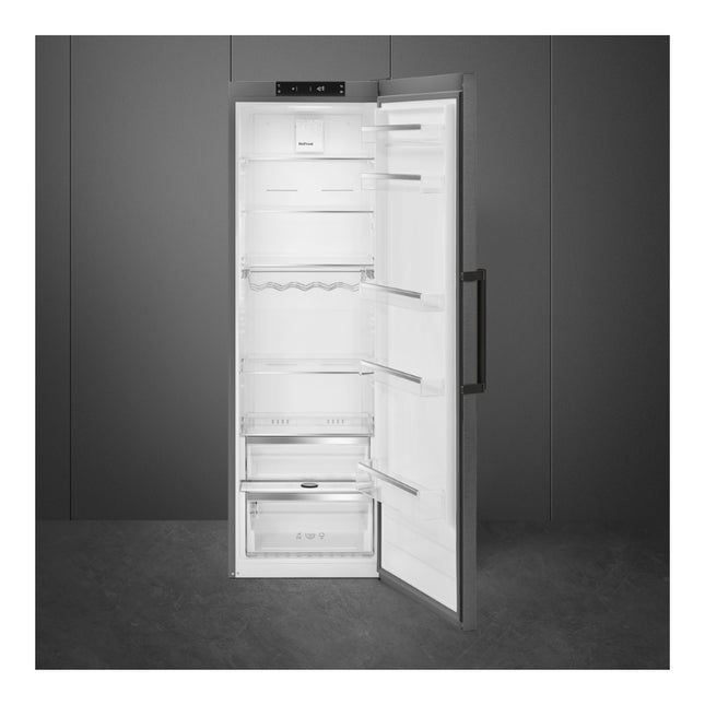 SMEG 308L FRIDGE  UPRIGHT FRIDGE DARK INOX – RL39KNZA