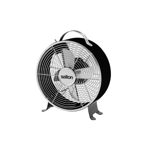 SALTON 20CM RETRO FAN 4SPEED R 25W - SCF25