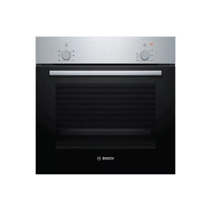 BOSCH 60cm COMBO GAS HOB + CANOPY HOOD EXTRACTOR + BUILT-IN 60CM OVEN - PGP6B5K60Z + DLN53AA50 + HBF010BRIZ