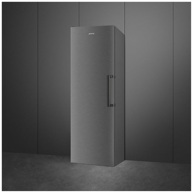 SMEG – FREEZER 278L UPRIGHT FREEZER – RF28KNZA DARK INOX