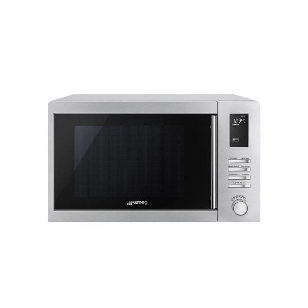 SMEG 25L MICROWAVE WITH GRILL SILVER  - MOE25X