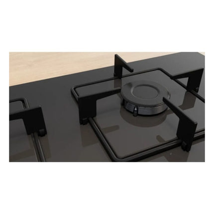 BOSCH 60CM GAS HOB BLACK TEMPERED GLASS SERIES 4 - POP6C6P30M