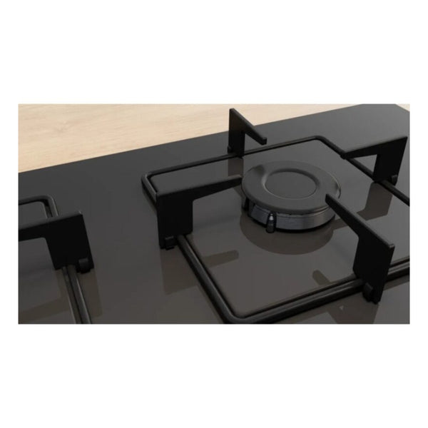 BOSCH 60CM GAS HOB BLACK TEMPERED GLASS SERIES 4 - POP6C6P30M