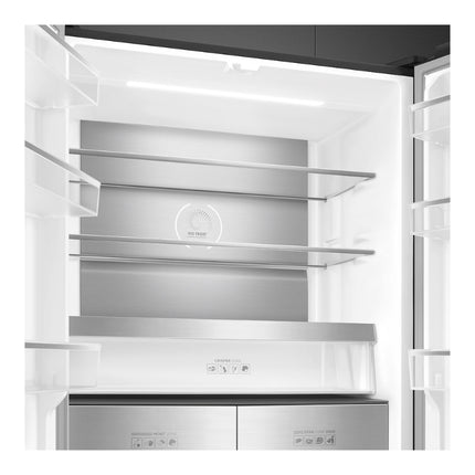 SMEG FRIDGE FREEZER 522L DARK INOX 91CM COMBINATION  - FQI60KDZA