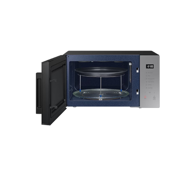 SAMSUNG -BESPOKE 30L GRILL MICROWAVE WITH GRILL FRY (CRUSTY PLATE) STAINLESS STEEL - MG30T5018CG