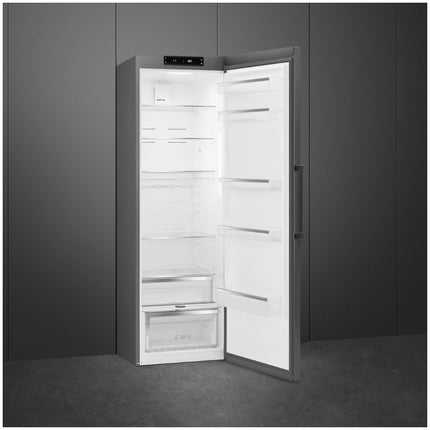 SMEG 308L FRIDGE  UPRIGHT FRIDGE DARK INOX – RL39KNZA