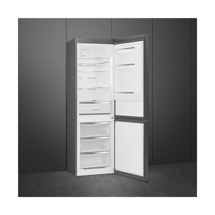 SMEG 324L COMBINATION FRIDGE-FREEZER DARK INOX - RC33KNZA