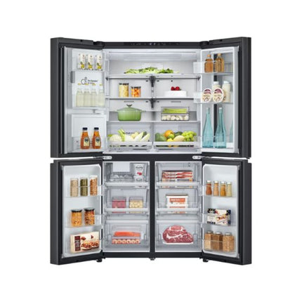 LG 733L INSTAVIEW DOOR-IN-DOOR FRENCH DOOR FRIDGE FREEZER WITH UVNANO – BLACK FINISH - GC-X31FFCRL.AEVQESA