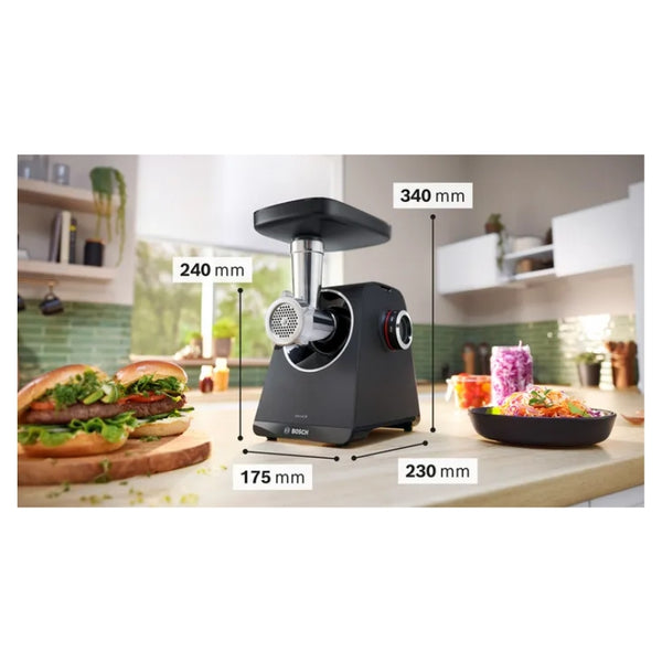 BOSCH FOOD MINCER MULTIPOWER BLACK SERIES 4 - MFWS440B