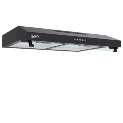 DEFY 60CM STANDARD COOKERHOOD BLACK - DCH60B