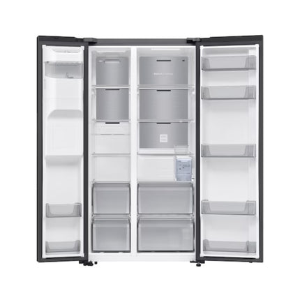 SAMSUNG BESPOKE FRIDGE FREEZER AI SIDE BY SIDE AUTO WATER & ICE DISPENSER (NP) - 617L - RS70F65K2