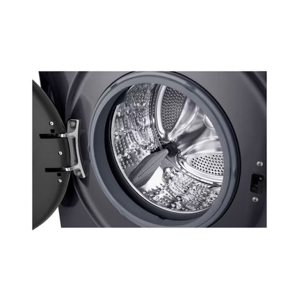 LG FRONT LOADER WASHING MACHINE 9KG MIDDLE BLACK - F2Y1VYP6J.AMBQESA