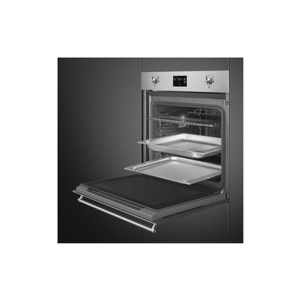 SMEG 60CM COMBINATION STEAM OVEN - SO6302S3PX