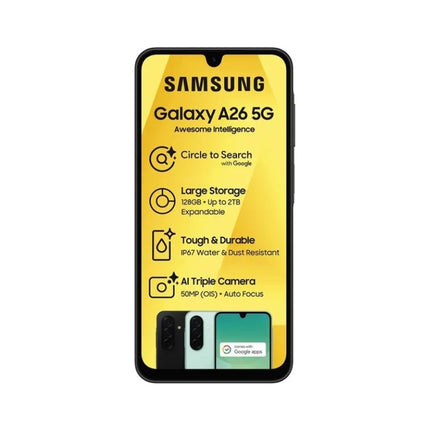 SAMSUNG GALAXY A26 5G 6/128GB - SAMSUNG SMARTPHONE SM-A266