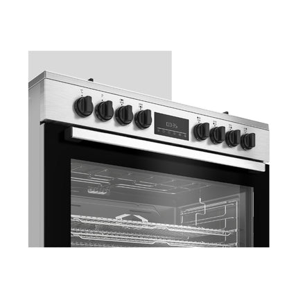 BEKO 90CM COOKER GAS ELECTRIC STAINLESS STEEL FREESTANDING – BGM21225