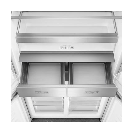 SMEG FRIDGE FREEZER 522L DARK INOX 91CM COMBINATION  - FQI60KDZA