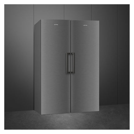 SMEG – FREEZER 278L UPRIGHT FREEZER – RF28KNZA DARK INOX