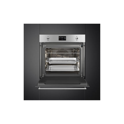 SMEG 60CM COMBINATION STEAM OVEN - SO6302S3PX